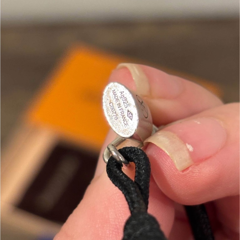 Louis Vuitton LV Louis Vuitton 925 Sterling Silver Padlock Adjustable Bracelet - Picture 8 of 8